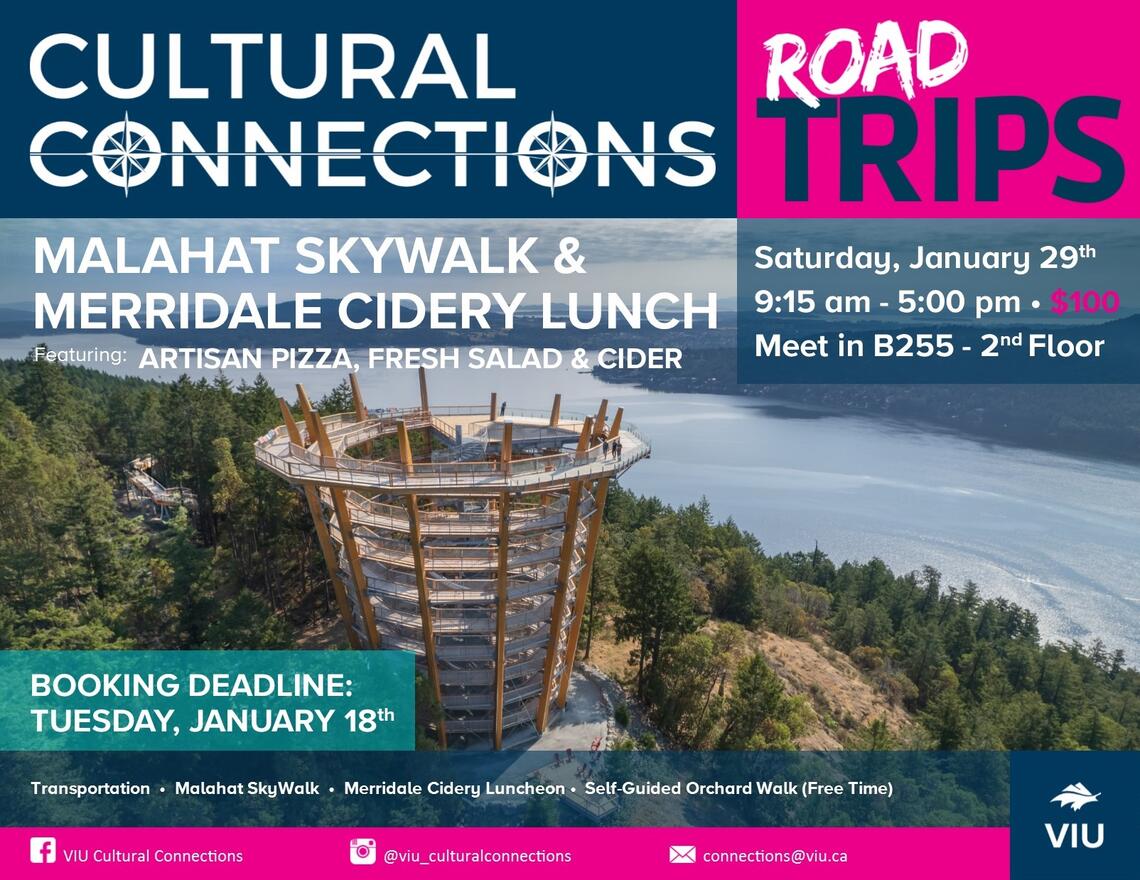 CC Road Trips - Malahat SkyWalk & Merridale Cidery Lunch