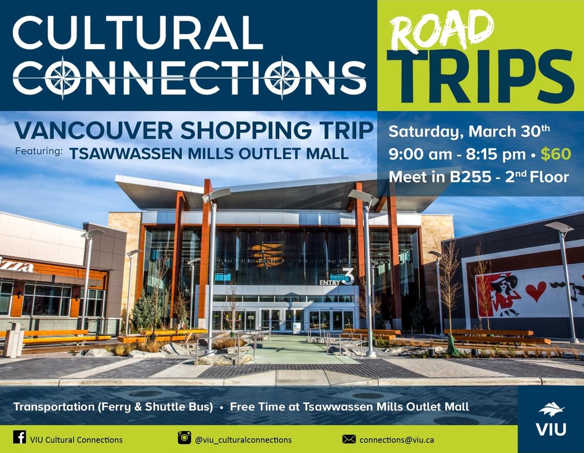 VIU CC - Road Trips - Vancouver Shopping Trip