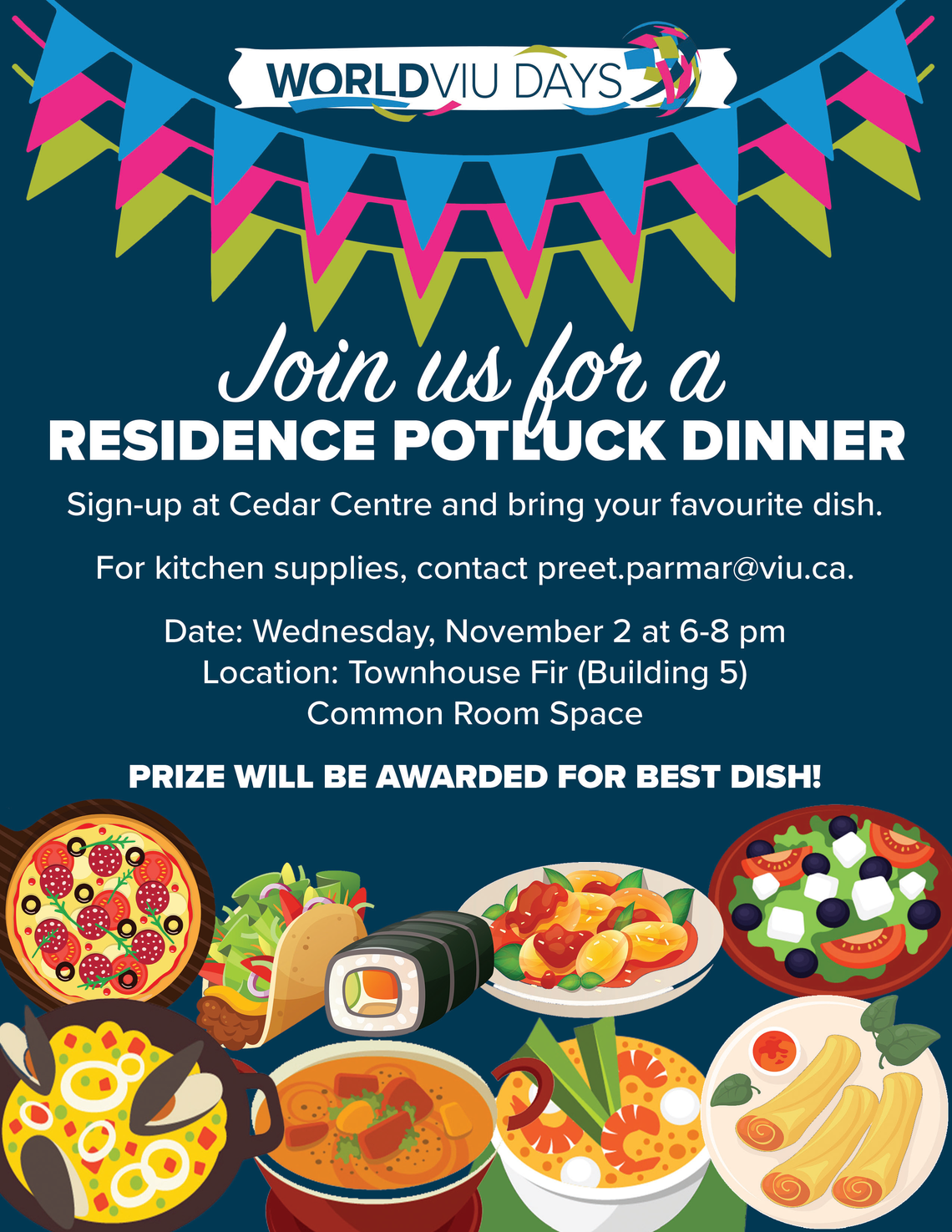 WorldVIU Days - Residence Potluck Dinner