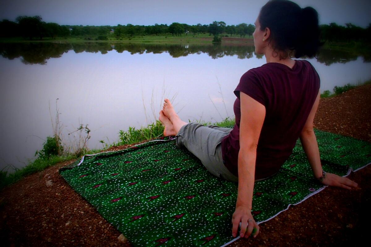 Kristina at Wechiau Sanctuary